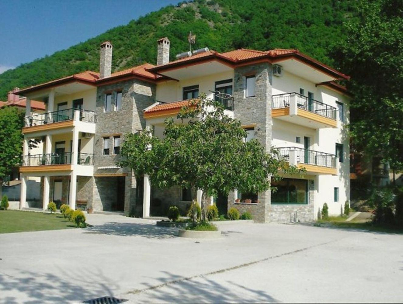 Hotel Galaxias Káto Loutrákion Dış mekan fotoğraf